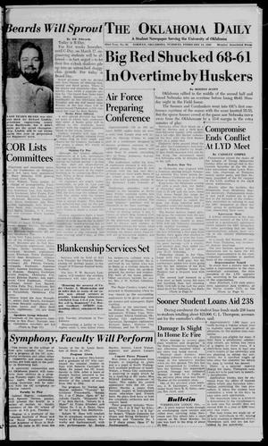The Oklahoma Daily (Norman, Okla.), Vol. 1, No. 94, Ed. 1 Tuesday, February 14, 1956