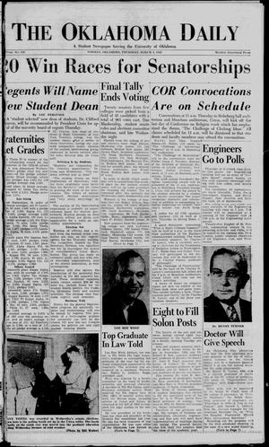 The Oklahoma Daily (Norman, Okla.), Vol. 1, No. 109, Ed. 1 Thursday, March 8, 1956