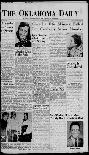 The Oklahoma Daily (Norman, Okla.), Vol. 1, No. 111, Ed. 1 Saturday, March 10, 1956