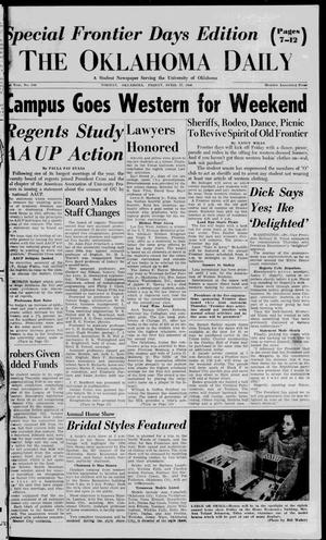 The Oklahoma Daily (Norman, Okla.), Vol. 1, No. 141, Ed. 1 Friday, April 27, 1956