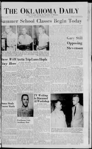 The Oklahoma Daily (Norman, Okla.), Vol. 1, No. 163, Ed. 1 Thursday, June 7, 1956