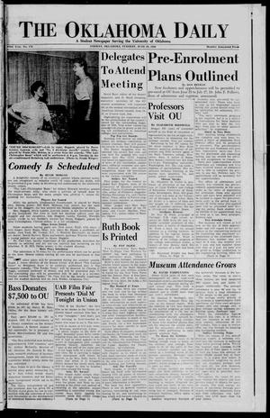 The Oklahoma Daily (Norman, Okla.), Vol. 1, No. 171, Ed. 1 Tuesday, June 19, 1956