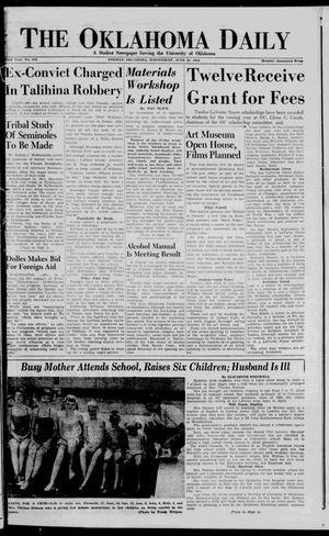 The Oklahoma Daily (Norman, Okla.), Vol. 1, No. 172, Ed. 1 Wednesday, June 20, 1956