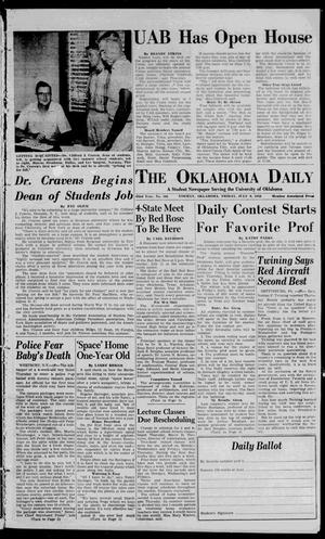 Primary view of object titled 'The Oklahoma Daily (Norman, Okla.), Vol. 42, No. 185, Ed. 1 Friday, July 6, 1956'.