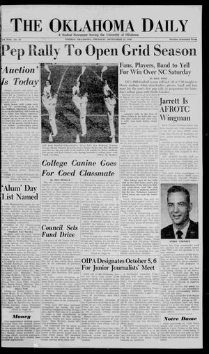 The Oklahoma Daily (Norman, Okla.), Vol. 43, No. 12, Ed. 1 Thursday, September 27, 1956