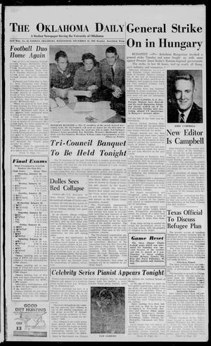 The Oklahoma Daily (Norman, Okla.), Vol. 43, No. 63, Ed. 1 Wednesday, December 12, 1956