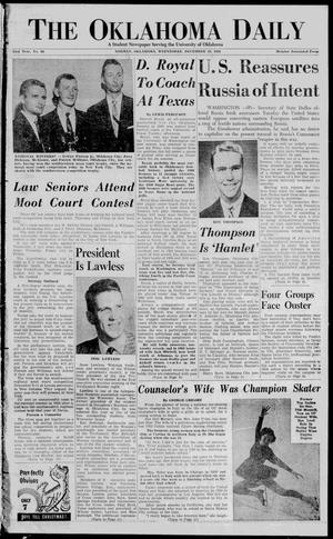 The Oklahoma Daily (Norman, Okla.), Vol. 43, No. 68, Ed. 1 Wednesday, December 19, 1956