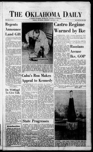 The Oklahoma Daily (Norman, Okla.), Vol. 47, No. 66, Ed. 1 Thursday, January 5, 1961