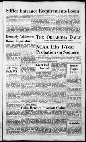 The Oklahoma Daily (Norman, Okla.), Vol. 47, No. 69, Ed. 1 Tuesday, January 10, 1961