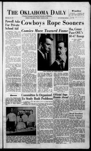 The Oklahoma Daily (Norman, Okla.), Vol. 47, No. 106, Ed. 1 Friday, March 10, 1961