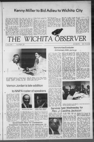 Primary view of object titled 'The Wichita Observer (Wichita, Kansas), Vol. 1, No. 28, Ed. 1 Thursday, June 14, 1979'.