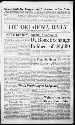 The Oklahoma Daily (Norman, Okla.), Vol. 47, No. 135, Ed. 1 Saturday, June 10, 1961