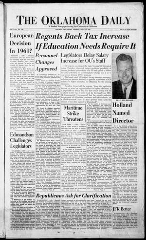 The Oklahoma Daily (Norman, Okla.), Vol. 47, No. 166, Ed. 1 Friday, June 16, 1961
