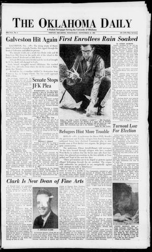 The Oklahoma Daily (Norman, Okla.), Vol. 48, No. 2, Ed. 1 Wednesday, September 13, 1961