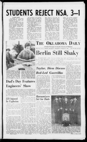 The Oklahoma Daily (Norman, Okla.), Vol. 48, No. 28, Ed. 1 Thursday, October 19, 1961