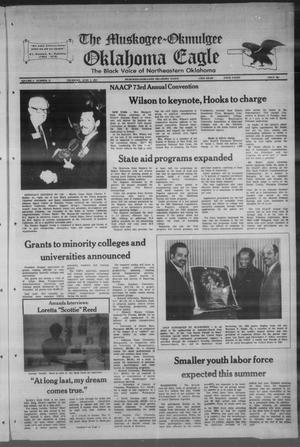 The Muskogee - Okmulgee Oklahoma Eagle (Muskogee and Okmulgee, Okla.), Vol. 8, No. 12, Ed. 1 Thursday, June 3, 1982