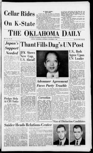 The Oklahoma Daily (Norman, Okla.), Vol. 48, No. 40, Ed. 1 Saturday, November 4, 1961