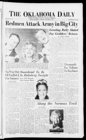 The Oklahoma Daily (Norman, Okla.), Vol. 48, No. 50, Ed. 1 Saturday, November 18, 1961