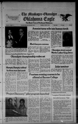 The Muskogee - Okmulgee Oklahoma Eagle (Muskogee and Okmulgee, Okla.), Vol. 9, No. 20, Ed. 1 Thursday, August 11, 1983