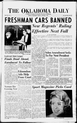 The Oklahoma Daily (Norman, Okla.), Vol. 48, No. 71, Ed. 1 Friday, January 5, 1962