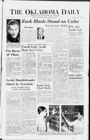 The Oklahoma Daily (Norman, Okla.), Vol. 48, No. 81, Ed. 1 Friday, January 26, 1962