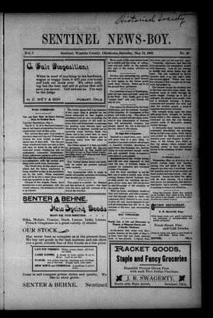 Sentinel News-Boy. (Sentinel, Okla.), Vol. 1, No. 40, Ed. 1 Saturday, May 13, 1905