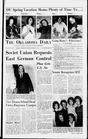 The Oklahoma Daily (Norman, Okla.), Vol. 48, No. 121, Ed. 1 Friday, March 23, 1962