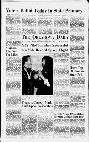 The Oklahoma Daily (Norman, Okla.), Vol. 48, No. 142, Ed. 1 Tuesday, May 1, 1962