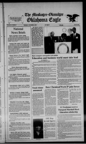 The Muskogee - Okmulgee Oklahoma Eagle (Muskogee and Okmulgee, Okla.), Vol. 15, No. 29, Ed. 1 Thursday, November 16, 1989