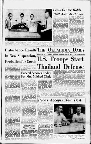 The Oklahoma Daily (Norman, Okla.), Vol. 48, No. 154, Ed. 1 Thursday, May 17, 1962