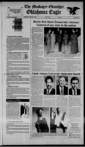 The Muskogee - Okmulgee Oklahoma Eagle (Muskogee and Okmulgee, Okla.), Vol. 18, No. 41, Ed. 1 Thursday, January 31, 1991
