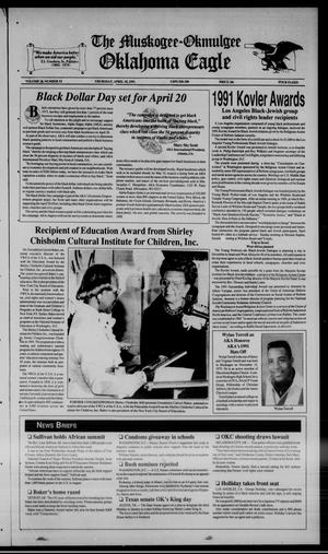 The Muskogee - Okmulgee Oklahoma Eagle (Muskogee and Okmulgee, Okla.), Vol. 18, No. 52, Ed. 1 Thursday, April 18, 1991