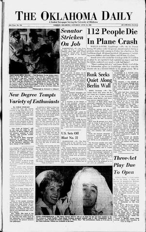 The Oklahoma Daily (Norman, Okla.), Vol. 48, No. 174, Ed. 1 Saturday, June 23, 1962