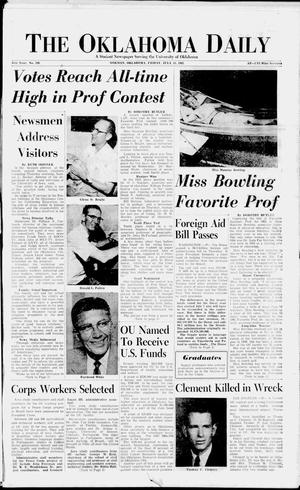 The Oklahoma Daily (Norman, Okla.), Vol. 48, No. 186, Ed. 1 Friday, July 13, 1962