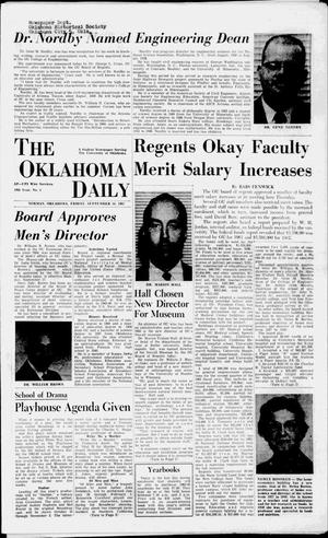 The Oklahoma Daily (Norman, Okla.), Vol. 49, No. 4, Ed. 1 Friday, September 14, 1962