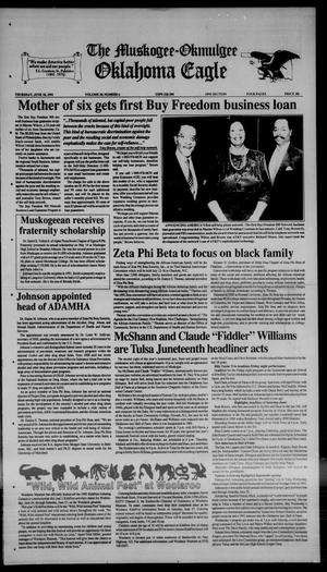 The Muskogee - Okmulgee Oklahoma Eagle (Muskogee and Okmulgee, Okla.), Vol. 20, No. 6, Ed. 1 Thursday, June 18, 1992