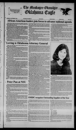 The Muskogee - Okmulgee Oklahoma Eagle (Muskogee and Okmulgee, Okla.), Vol. 20, No. 26, Ed. 1 Thursday, November 5, 1992