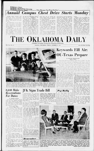 The Oklahoma Daily (Norman, Okla.), Vol. 49, No. 24, Ed. 1 Friday, October 12, 1962