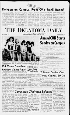 The Oklahoma Daily (Norman, Okla.), Vol. 46, No. 87, Ed. 1 Saturday, February 2, 1963