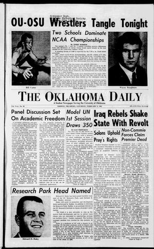 The Oklahoma Daily (Norman, Okla.), Vol. 46, No. 92, Ed. 1 Saturday, February 9, 1963