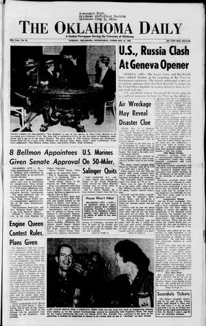 The Oklahoma Daily (Norman, Okla.), Vol. 46, No. 94, Ed. 1 Wednesday, February 13, 1963