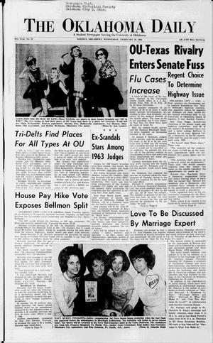 The Oklahoma Daily (Norman, Okla.), Vol. 46, No. 99, Ed. 1 Wednesday, February 20, 1963