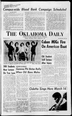 The Oklahoma Daily (Norman, Okla.), Vol. 46, No. 101, Ed. 1 Friday, February 22, 1963