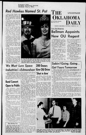 The Oklahoma Daily (Norman, Okla.), Vol. 46, No. 117, Ed. 1 Saturday, March 16, 1963