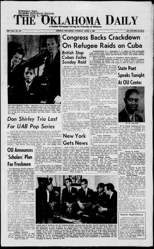 The Oklahoma Daily (Norman, Okla.), Vol. 46, No. 122, Ed. 1 Tuesday, April 2, 1963