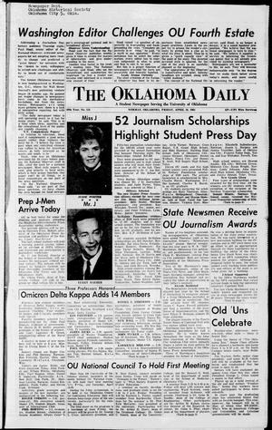 The Oklahoma Daily (Norman, Okla.), Vol. 46, No. 135, Ed. 1 Friday, April 19, 1963