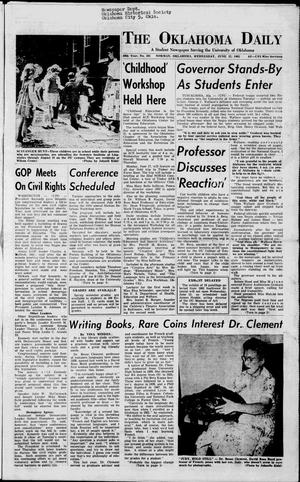 The Oklahoma Daily (Norman, Okla.), Vol. 46, No. 161, Ed. 1 Wednesday, June 12, 1963