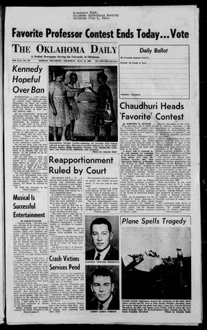 The Oklahoma Daily (Norman, Okla.), Vol. 49, No. 184, Ed. 1 Thursday, July 18, 1963