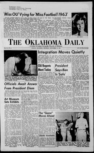 The Oklahoma Daily (Norman, Okla.), Vol. 50, No. 3, Ed. 1 Thursday, September 12, 1963