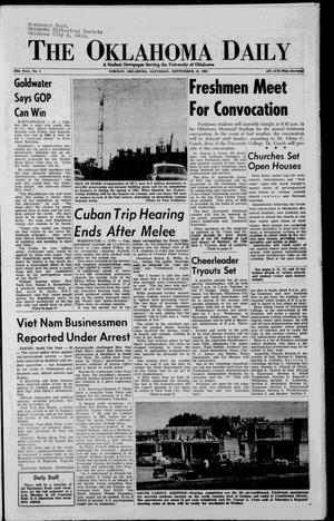 The Oklahoma Daily (Norman, Okla.), Vol. 50, No. 5, Ed. 1 Saturday, September 14, 1963